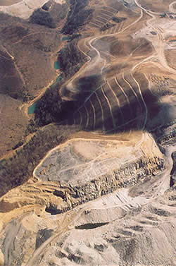 Mountain top removal mining